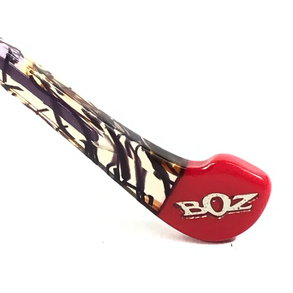 Boz Eyeglasses Frames OCTO 7530 Purple Red Matte Geometric Full Rim 53-16-140